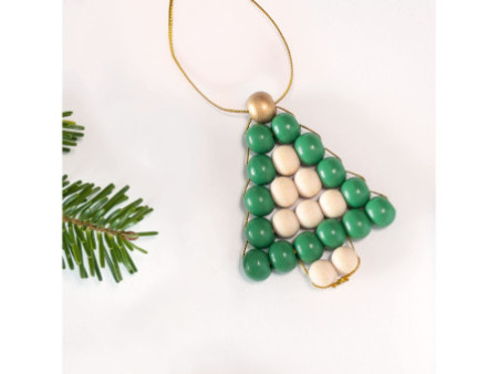 folia Kit Etoiles en perles en bois CLASSIC, 161 pièces