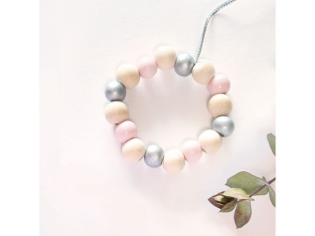 folia Kit Etoiles en perles en bois PASTEL, 161 pièces