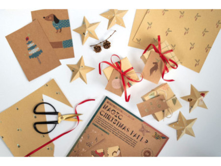 folia Bloc de papier kraft MAGIC CHRISTMAS PAPER, A4