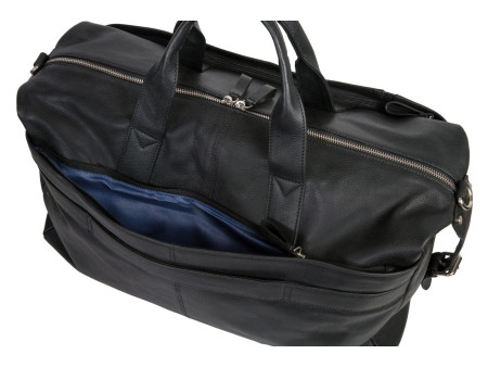 Alassio Sac de voyage 'Weekender TORO', en cuir, noir