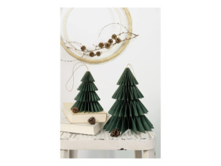 folia Décoration alvéolée CLASSIC XMAS TREE, set de 2