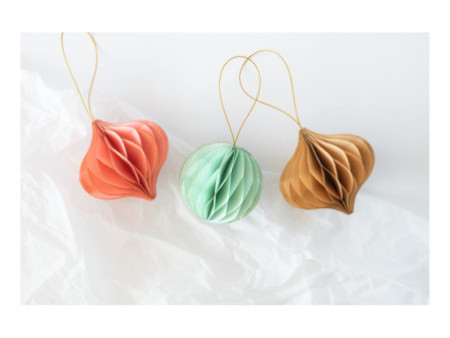 folia Boule alvéolée SWEET, set de 3 boules