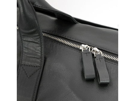 Alassio Sac de voyage 'Weekender TORO', en cuir, noir