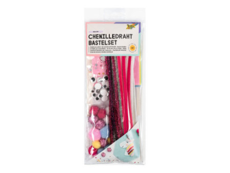 folia Kit d'activités en fil chenille UNICORN, 227 pièces