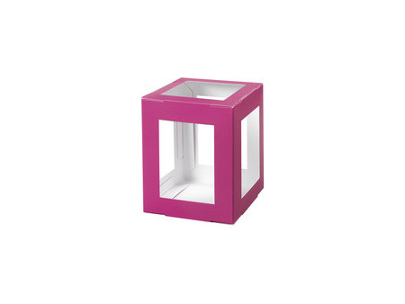folia Pièces en carton pour mini lanterne, fuchsia