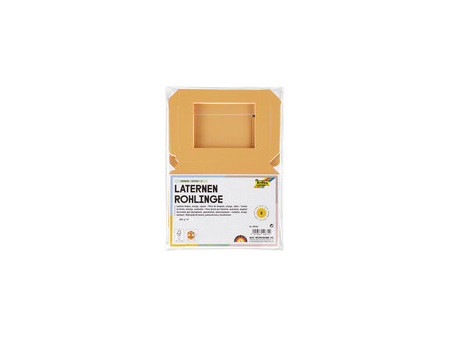 folia Pièces en carton pour mini lanterne, marron