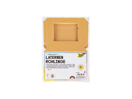 folia Pièces en carton pour lanterne, 135x135x180 mm, blanc