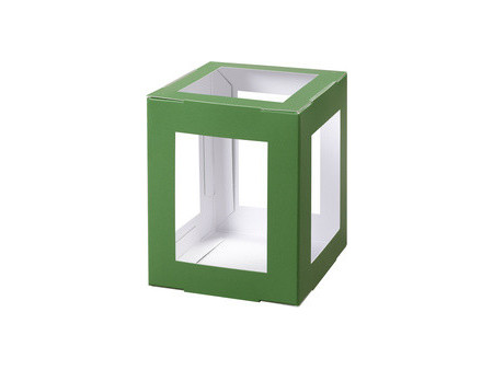 folia Pièces en carton pour lanterne, 135x135x180 mm, blanc