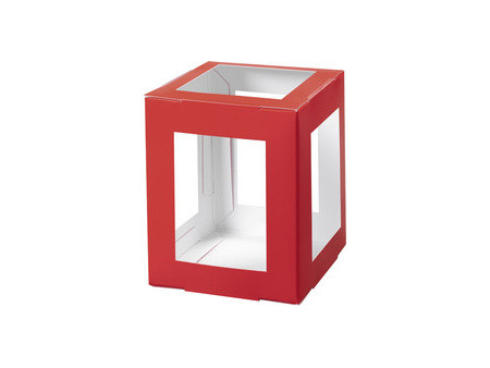 folia Pièces en carton pour lanterne, 135x135x180 mm, marron