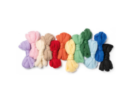 folia Laine feutrée 'RAINBOW', 350 g, assortie