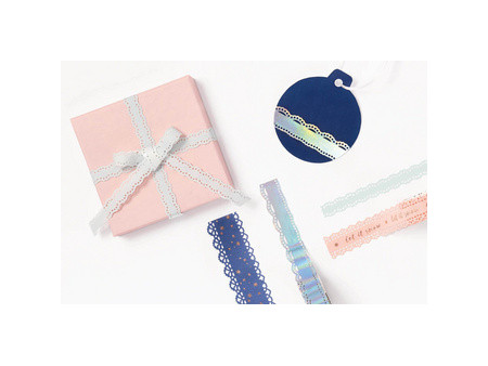 folia Dentelle en papier WINTER, autocollant