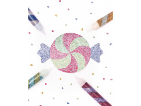 folia Colle pailletée 'Glitterglue SPIRAL MAGIC', assortie