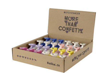 folia Perforateur à motif 'MINI', présentoir en carton de 24