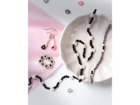 folia Set de perles de rocaille ARGENT
