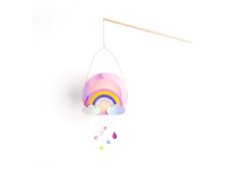 folia Kit de lanterne SWEET RAINBOW, rose irisé