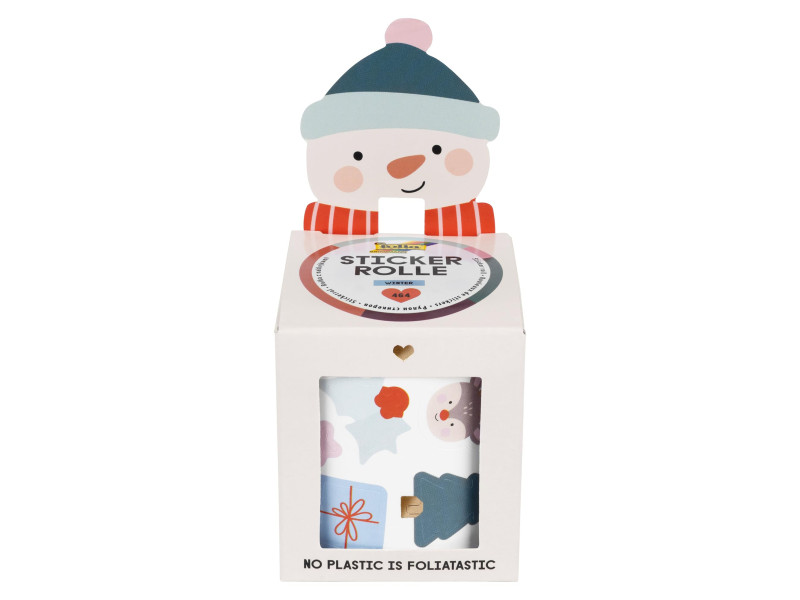 folia Sticker de Noël HIVER, sur rouleau, 4 m