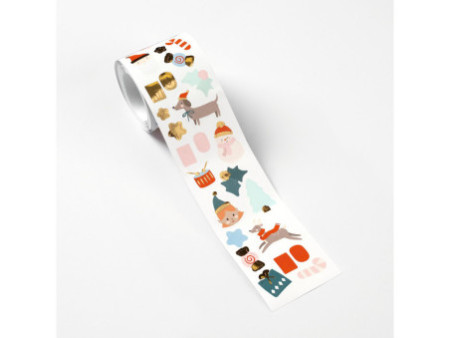 folia Sticker de Noël HIVER, sur rouleau, 4 m