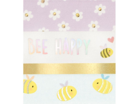 folia Ruban adhésif décoratif Washi-Tape HOTFOIL BEES