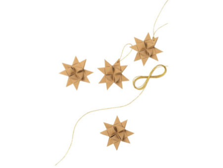 folia Bandes de papier NATURE pour mini étoiles de Froebel