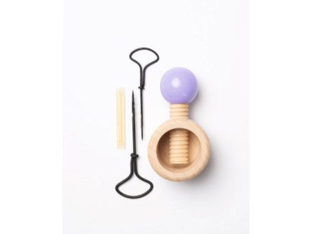 folia Kit de perçage de marrons, en bois, 103 pièces