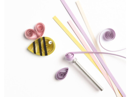 folia Bâtonnet à quilling, court, pointe 8 mm, en aluminium