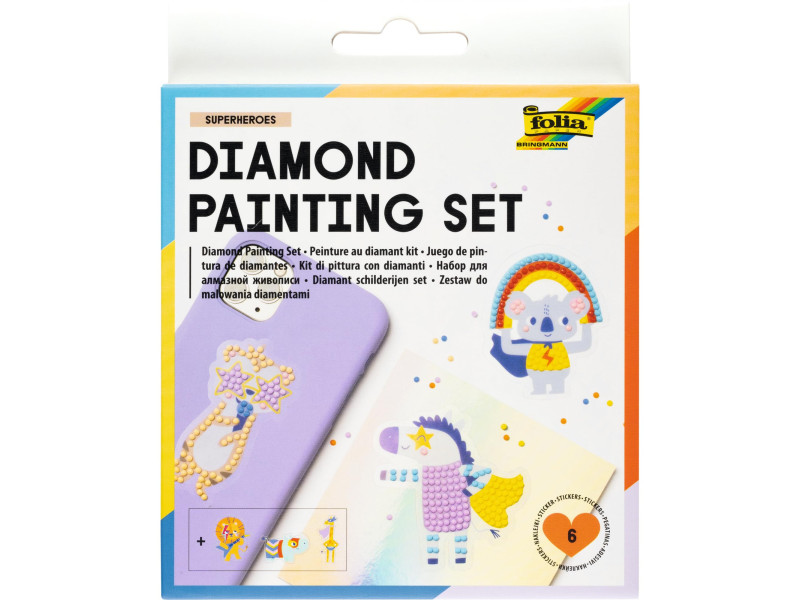 folia Set de diamond painting SUPERHEROES