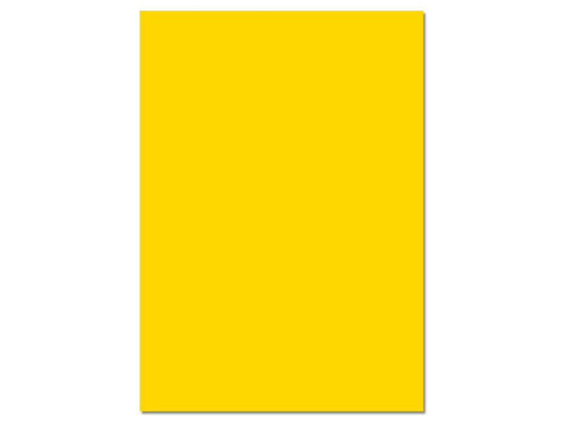 folia Carton de couleur, (L)500 x (H)700 mm, jaune banane