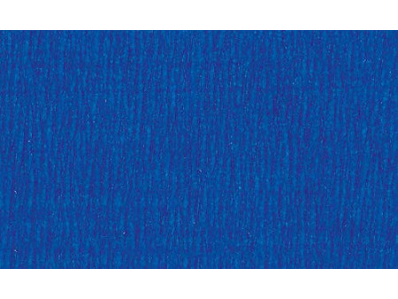 folia Papier crépon en couches, 500mm x 2,5m, bleu brillant