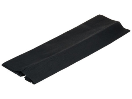 folia Papier crépon en couches, 500 mm x 2,5 m, noir