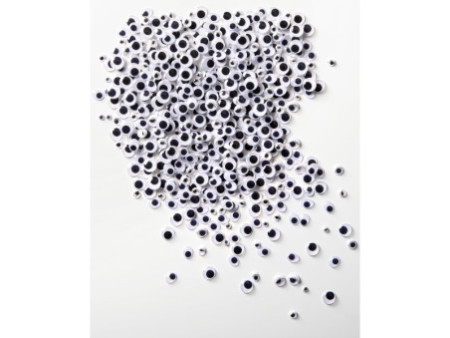 folia Oeil vacillant, rond, 14 mm, non adhésif