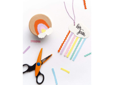 folia Set de ciseaux cranteurs, 6 pièces, assorti