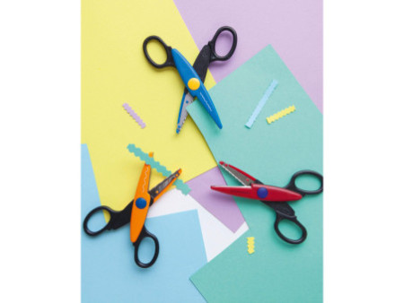 folia Set de ciseaux cranteurs, 6 pièces, assorti