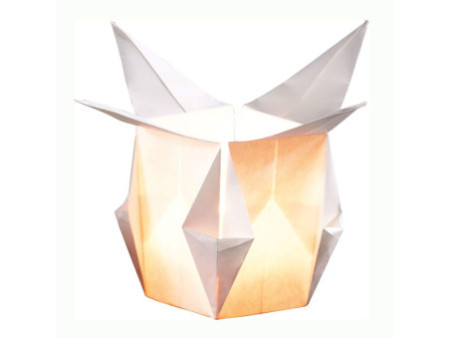folia Papier origami pour photophore, 300 x 300 mm, blanc