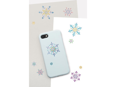 folia Sticker brillant SNOWFLAKE