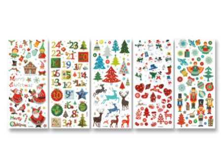 folia Sticker scintillant de Noël CHRISTMAS