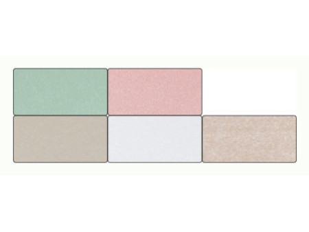 folia Kit de cartes pliantes, 105 x 150 mm, nacre pastel