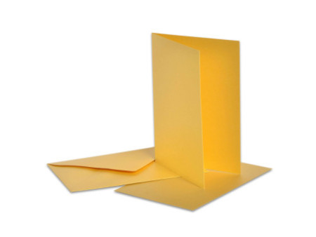 folia Kit de cartes pliantes, 105 x 150 mm, or