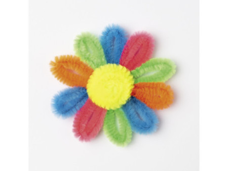 folia Fil chenille 'FLUO', longueur: 500 mm, assorti