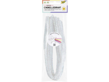 folia Fil chenille, longueur: 500 mm, irisé