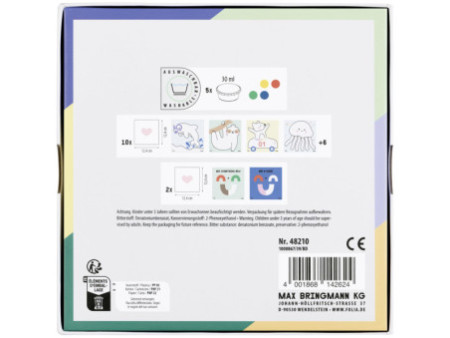 folia Kit de gouache aux doigts 'HAPPY SAFARI'