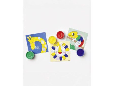 folia Kit de gouache aux doigts 'HAPPY SAFARI'