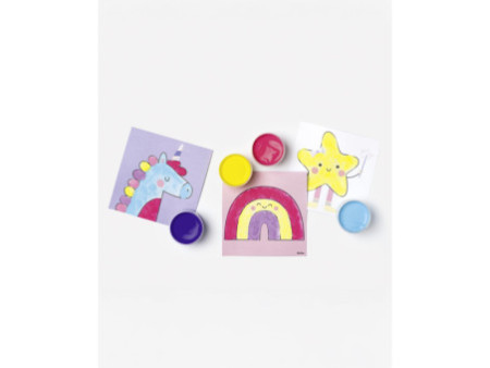 folia Kit de gouache aux doigts 'SWEET RAINBOW'
