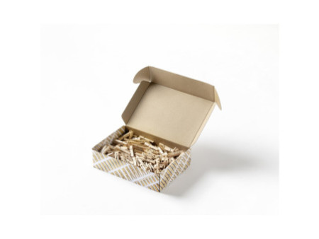 folia Mélange de pinces en bois NATURAL Jumbobox, 500 g