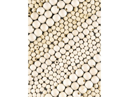 folia Mélange de perles en bois NATURAL Jumbobox, 1 kg