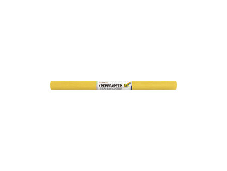 folia Rouleau de papier crépon, 500 mm x 2,5 m, jaune