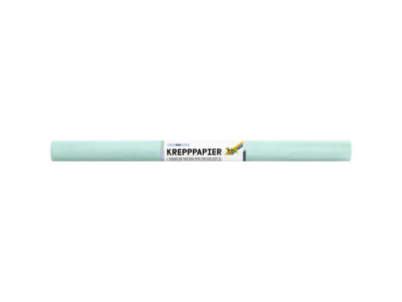folia Rouleau de papier crépon, 500 mm x 2,5 m, menthe