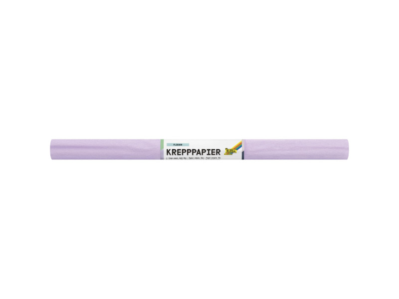 folia Rouleau de papier crépon, 500 mm x 2,5 m, lilas