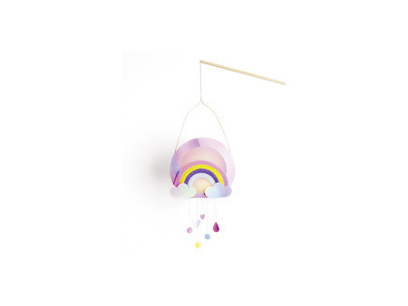 folia Kit de lanterne SWEET RAINBOW, rose irisé