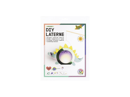 folia Kit de lanterne SUPER DINOS, vert métallisé