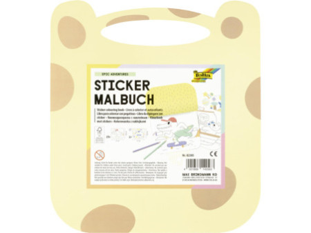 folia Cahier de coloriage avec stickers EPIC ADVENTURES